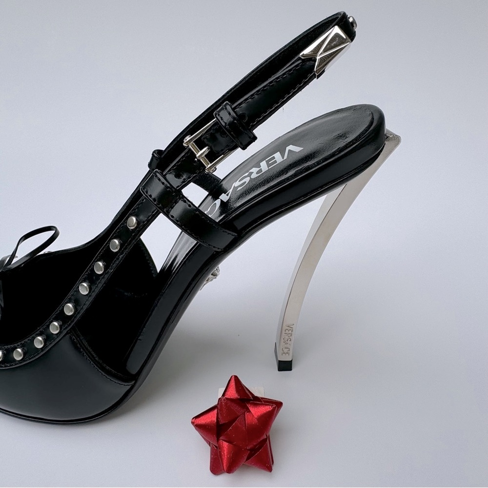 VERSACE SLINGBACK HEELS - Picture 9 of 16